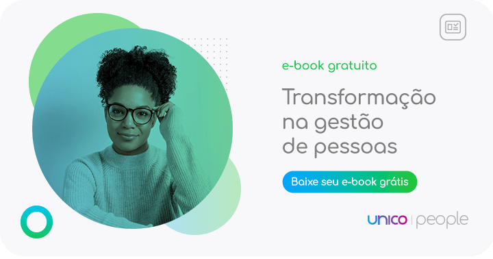 banner com um link para uma pesquisa intitulada Transformações na gestão de pessoas
